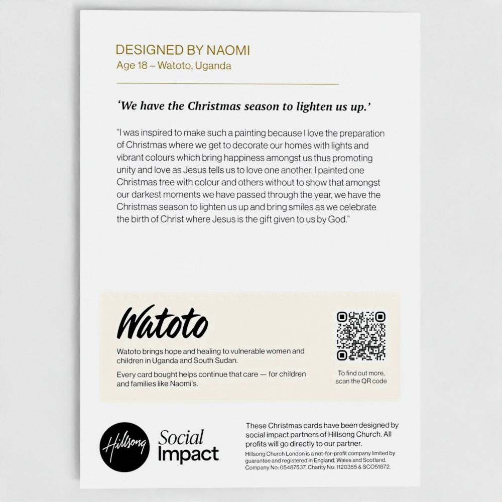 Christmas Tree in the Snow | Watoto